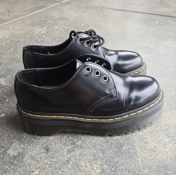 Dr. Martens 1461 Quad Platform Shoes - Picture 2 of 9